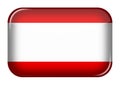 Tahiti web icon rectangle button Royalty Free Stock Photo