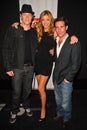 Tahmoh Penikett, Tricia Helfer and James Callis