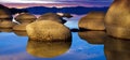 Tahoe Sunset at Sand Harbor Royalty Free Stock Photo