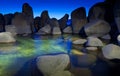 Tahoe Sunset at Sand Harbor Royalty Free Stock Photo