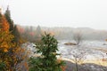 Tahquamenon Falls - Lower in Autumn Royalty Free Stock Photo