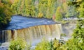 Tahquamenon Falls in the Michigan State Park Royalty Free Stock Photo