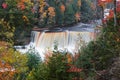 Tahquamenon Falls in Michigan Upper Peninsula Royalty Free Stock Photo