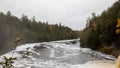 Tahquamenon river at Tahquamenon Falls State Park in Fall Michigan Royalty Free Stock Photo