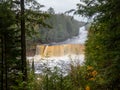 Tahquamenon river at Tahquamenon Falls State Park in Fall Michigan Royalty Free Stock Photo