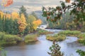 Tahquamenon Waterfalls Island Royalty Free Stock Photo