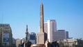 Tahrir Square and Ramses II Obelisk in Cairo