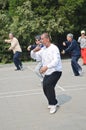 Tai Chi in Beijing, China Royalty Free Stock Photo