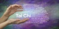 Tai Chi Benefits Word Cloud Royalty Free Stock Photo