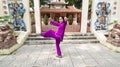 Tai Chi practice Royalty Free Stock Photo