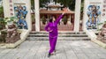 Tai Chi practice Royalty Free Stock Photo