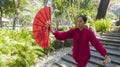 Tai Chi practice Royalty Free Stock Photo