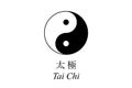 Taoism Tai Chi religion symbol with its traditional Chinese and English text