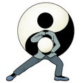 Tai chi yin and yang Royalty Free Stock Photo