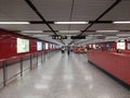 Tai koo MTR station interior in Tai Koo, Hong Kong