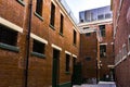 Hong Kong - January 18 2020 : Former Victoria Prison in Tai Kwun, Central, Eye Level View