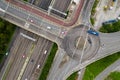 Top view of the highway Royalty Free Stock Photo