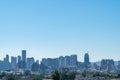 Taichung city Beitun District skyline in sunny day.