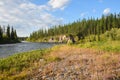 Taiga river in the Komi Republic