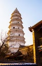 Taigu scene-Wubian temple white pagoda