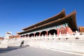 Taihe Gate Ancient Buildings, Forbidden City, Beijing, China Royalty Free Stock Photo