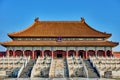 Taihedian Home Of Supreme Harmony Imperial Palace Forbidden City Royalty Free Stock Photo