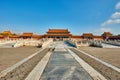 Taihemen Gate Of Supreme Harmony Imperial Palace Forbidden City Royalty Free Stock Photo