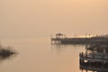 Taihu lake's dock Royalty Free Stock Photo