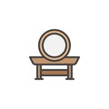 Taiko drum filled outline icon