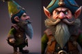 tail in 3D renderingGnome Magic: Whimsical 3D model with hyper-detailed realism