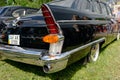 Tail fin and rear lights of GAZ-13 Chayka vintage car - Stock image Royalty Free Stock Photo