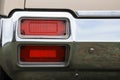 Tail lamp of Old classic car