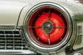 Tail light of a classic American car from the sixties Royalty Free Stock Photo
