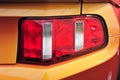 Tail light of a muscle car Royalty Free Stock Photo