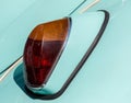 The tail light of a vintage retro car. Royalty Free Stock Photo