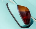 The tail light of a vintage retro car. Royalty Free Stock Photo