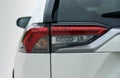 The tail lights on a luxury SUV Royalty Free Stock Photo