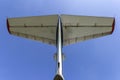 Tail of an old russian airplane on a summer day Royalty Free Stock Photo