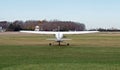 Tail of Single Engine Prop Plane Royalty Free Stock Photo