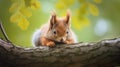 tail squirrel tree Royalty Free Stock Photo