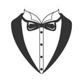 Tailcoat. Simple vector illustration for different purposes