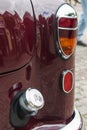Taillight And Fuel Filler Neck Of Old German Car