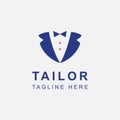 Tailor Logo Design Template. Usable for Garment and Handmade Logos.