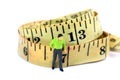 Tailor measuring tape Royalty Free Stock Photo