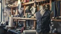 The tailor's mannequin vest.AI generated image Royalty Free Stock Photo
