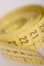 Tailor's measuring tape Royalty Free Stock Photo