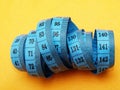 Tailor's metric plastic tape measure