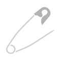 Tailor Safety Pin Icon Royalty Free Stock Photo