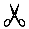 Tailor scissors for cutting fabric cutting stock illustration