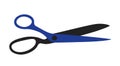 Tailor scissors flat icon.